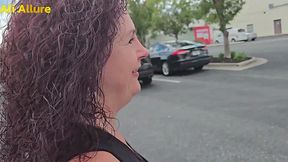 ali allure tries on clothes for stepson