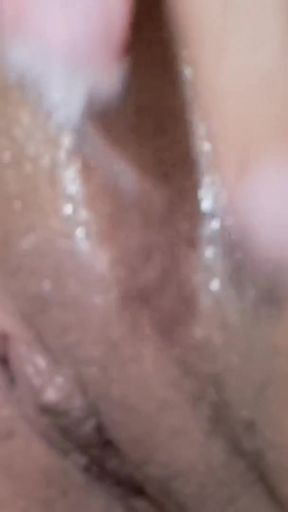 20 year old girl masturbates her big tits   Clip 1