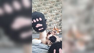 Fox therian delights himself