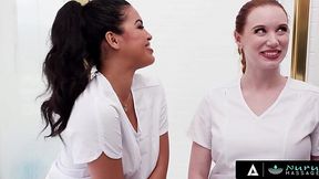 Nuru Massage Showdown: Madison Morgan & Maya Farrell Fight to Make This Dude Blow His Load