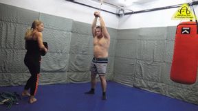 Human boxing bag