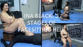 Ina Black: 3 Stages of Facesitting Hell