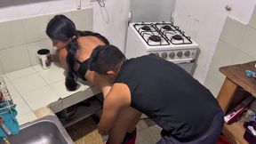 I Fuck Very Hard with My Neighbor in the Kitchen!