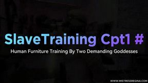 Double Domme Slave Training Cpt1 - you're as bad an ashtray 4K