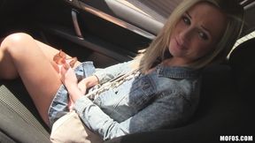 Cristal Caitlin and Vinna Reed get stranded & fucked by a horny 18yo