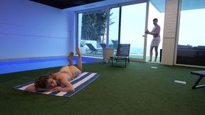 pillado mirandola en la piscina termina en multiples squirts