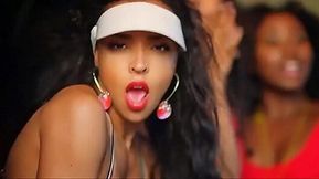 Tinashe rides hard and begs for a facial outdoors
