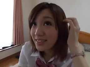 Lovely Miyabi Tsukioka nice Asian teen is fucked