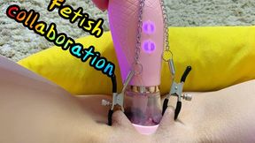 BDSM: Mia's Mimi fetish collaboration | Pussy clamps and vacuum toy(720p)