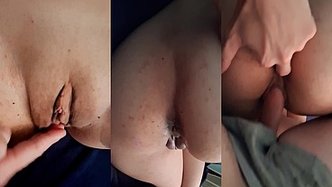 Ženský výstřik při prstění a rychlý domácí sex