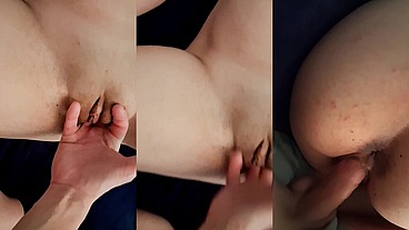 Ženský výstřik při prstění a rychlý domácí sex