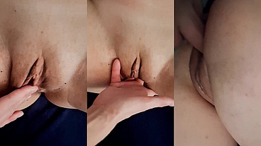 Ženský výstřik při prstění a rychlý domácí sex
