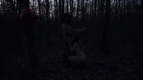 1.2.3 dans les bois... court-metrage : 3.30 minutes ( trio lesbien soft, exhib ...