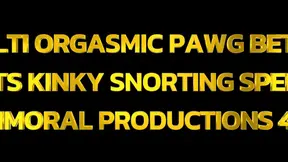 Hot PAWG betzz snorts cum after rough sex