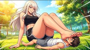 Tiny Helpless Foot Slave for Giantess | FHD
