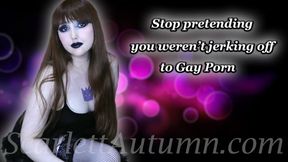 Stop pretending you weren't jerking off to Gay Porn - MP4 HD 1080p