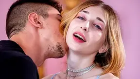 Petite slut deepthroats and rides cock until her pussy gets filled with cum
