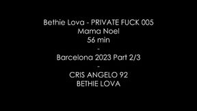 bethie lova - french mama noel christmas navidad- cris angelo private fuck 56 min - part 2/3