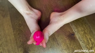 Shining dick shining feet