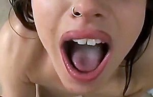 Dillan lauren gets an oral creampie