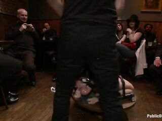 Marvelous Brunette hair Reduced to a 3 Holed Bitch