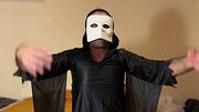 Earl is a Batman in Halloween
