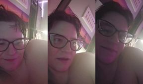 Femboy Joi gets throat fucked shudders squirts gushing female orgasm