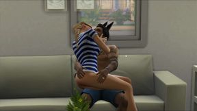 Sims 4 - Wicked Mod Playing Around and Having Fun with One of My Neighbors