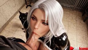 felicia hardy a black cat, let a cop fuck her so hard he didn t even arrest her [ai]