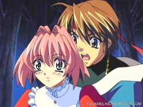 Horny anime slut fucking hard dick