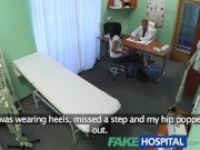 FakeHospital Hot black haired mom cheats on hubby with doctor