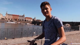 CZECH HUNTER 474 -  Amateur Hunk Riding His Bike Takes A Break To Fuck In The Park
