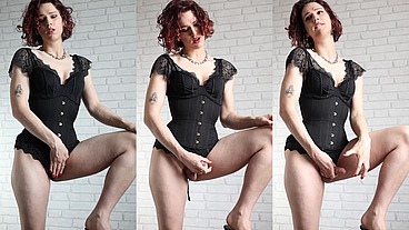 fluffy coats and lingerie make for the ultimate cuddling experience
