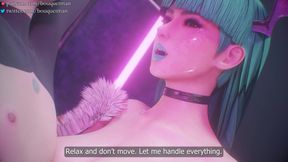 Morrigan Leaving Her Lipstick Marks