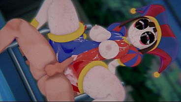 [FORTNITE x TADC] - POMNI &quot_TRAPPED IN THE LOOP&quot_: Tied Up Digital Girl &amp_ Hardcore POV Spitroast (4K/60FPS) | (異世界ピエロわからせ)