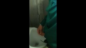 Teen Pisses 5 Times at the Public Toilets in One Day Challenge