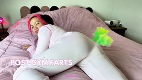 Sniff all my Farts Bloated Post Gym Gas Domination