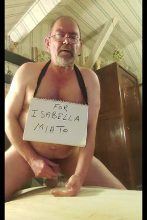 Me Jean Bart Cum for Mistress Isabella Miato