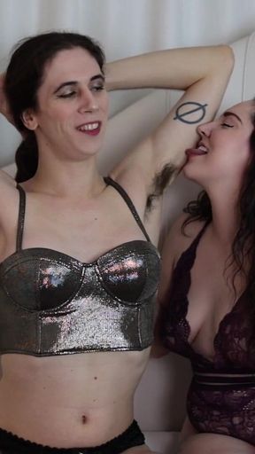 Hairy Armpit Smelling and Licking