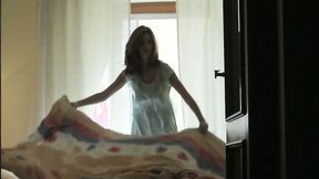 ”Young & beautiful Charlotta Phillip wakes up to masturbate”