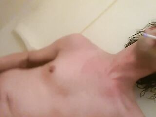Playing w/Myself & Cigarette Smokin' During the time that Shaving On The Shower