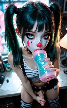 Transsexual Masturbates with Her Toy.