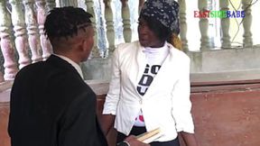 Raw, animal passion erupts at church site, doggystyle debauchery ensues.