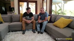 It's His First Time In Amateur Scene With Muscle Pornstar