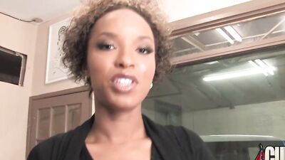 Black MILF maid in a threesome pleases two white southern dicks