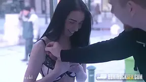 Chad Rockwell In Shy Steamy Chick Fucks In A One-way Mirrored Truck In The Public