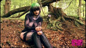 Lilith Self Bondage In the Woods