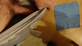 Releasing some tension with a large cum shot