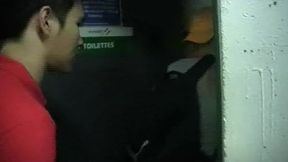 sltu tiwnk asait fucked by 2 big cock in public toiletts cruising