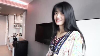 JohnTronX - Hardcore POV fucking and cumming in a hairy Asian pussy